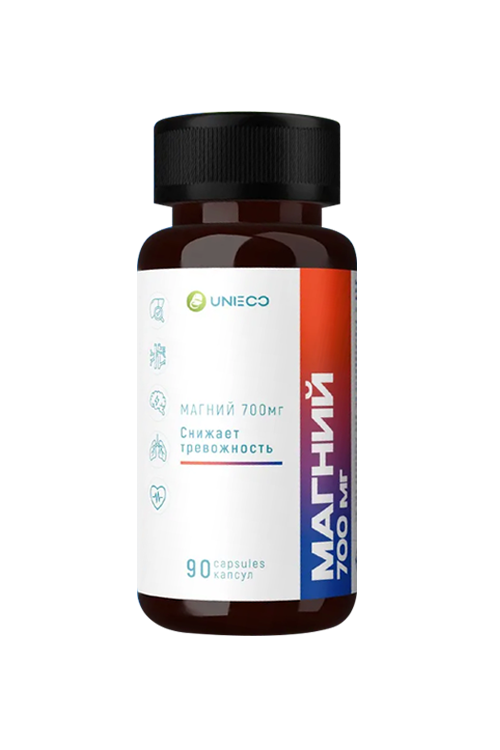 Магний 700 мг Unieco, 90 шт, капсулы