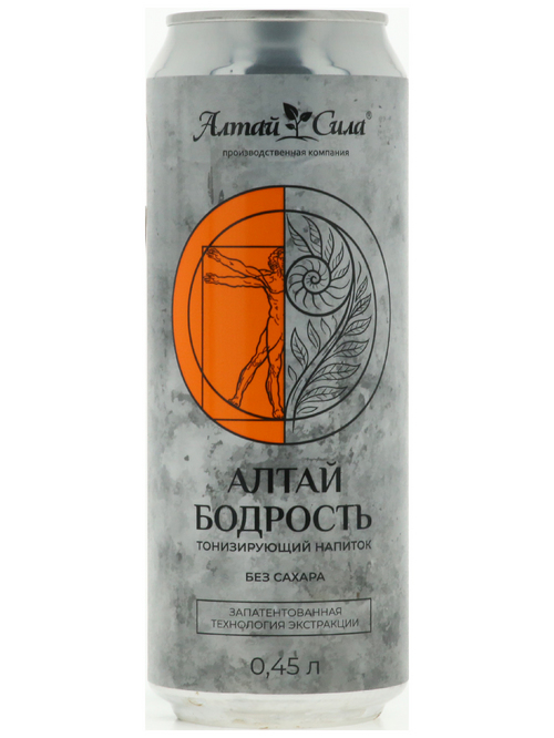 Напиток Алтай Сила Бодрость тонизир газир Дыхание Алтая, 450 мл