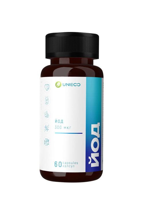 Йод 300 мкг Unieco, 60 шт, капсулы