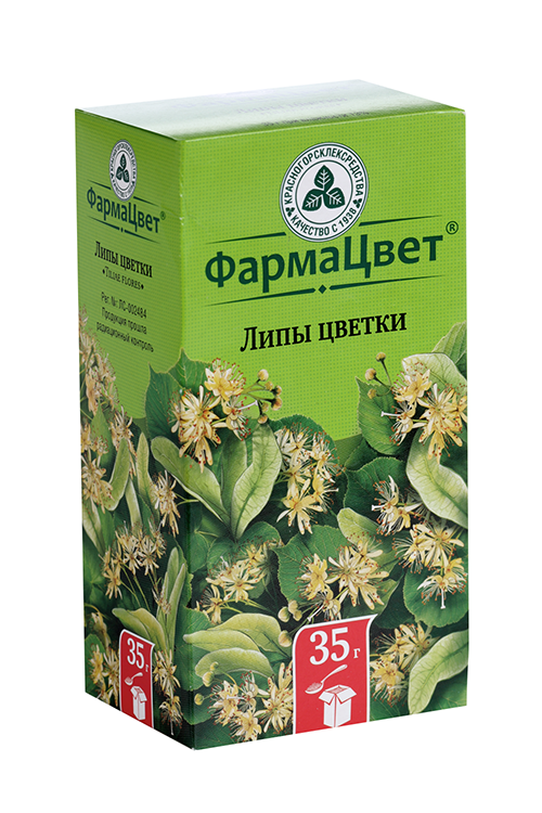 

Липы цветки ФармаЦвет, 35 г, сырье растительное измельченное