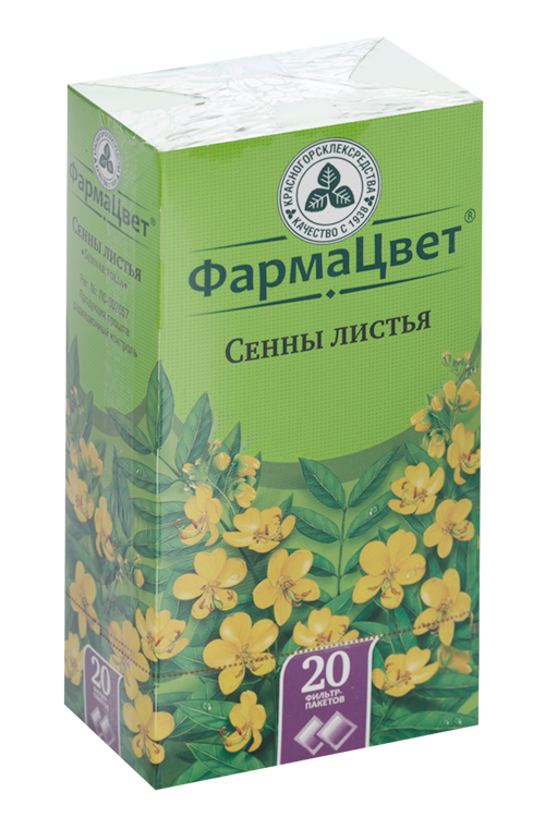 Сенны лист ФармаЦвет, 1,5 г, 20 шт, сырье растительное-порошок Красногорск