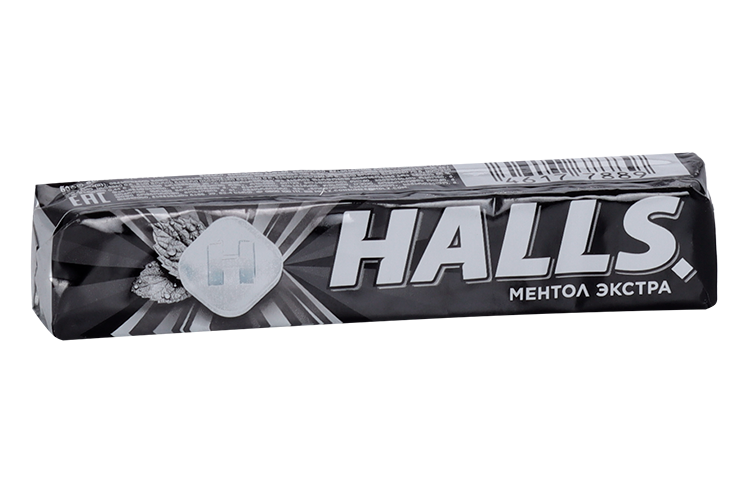 Леденцы от кашля Halls Ментол экстра ментол/эвкалипт 24,5 г, 9 шт