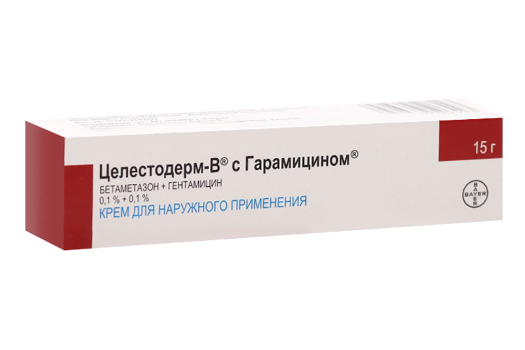 Целестодерм В с гарамиц 0.1%, 15 г, крем