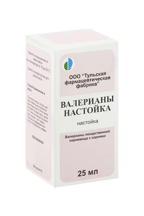 Валериана, 25 мл, настойка