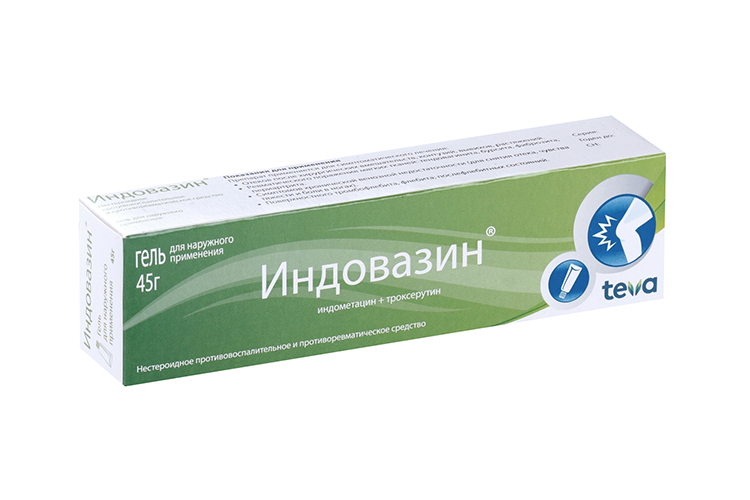 

Индовазин, 45 г, гель
