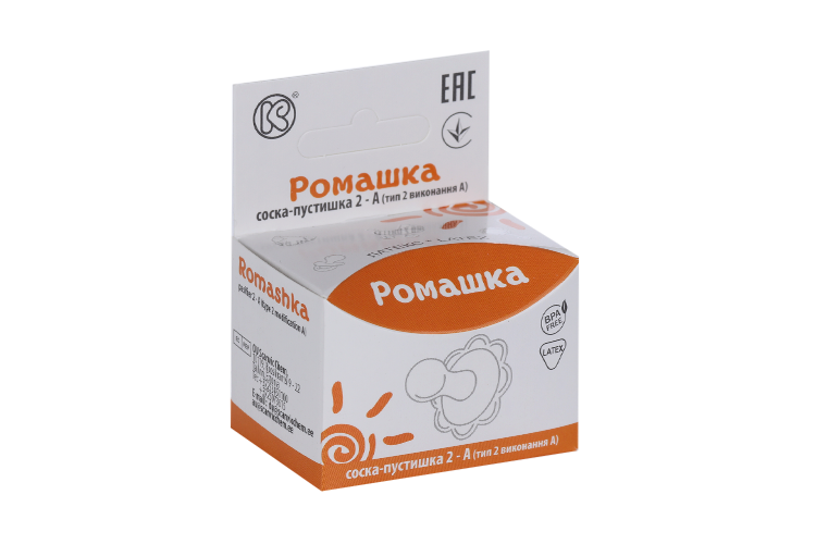 

Соска-пустышка Ромашка тип 2-А индивид упак